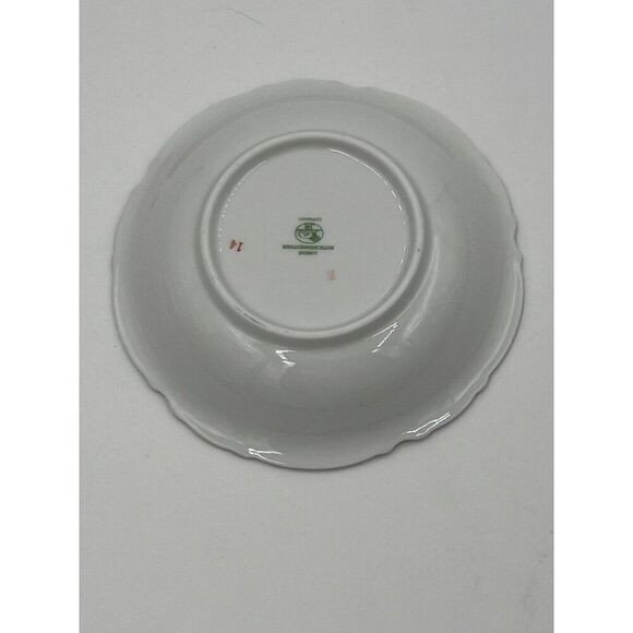 Vintage Hutschenreuther Grey Rose Fruit Dessert Bowl Sauce 5 1/4" Porcelain - Picture 2 of 4